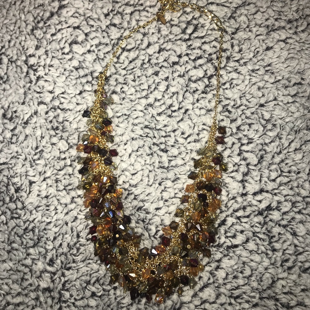 Beaded Fringe Necklace
